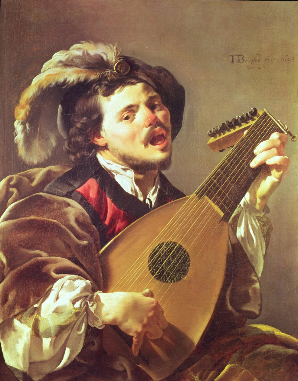 Der Lautenspieler, 1624 von Hendrick ter Brugghen