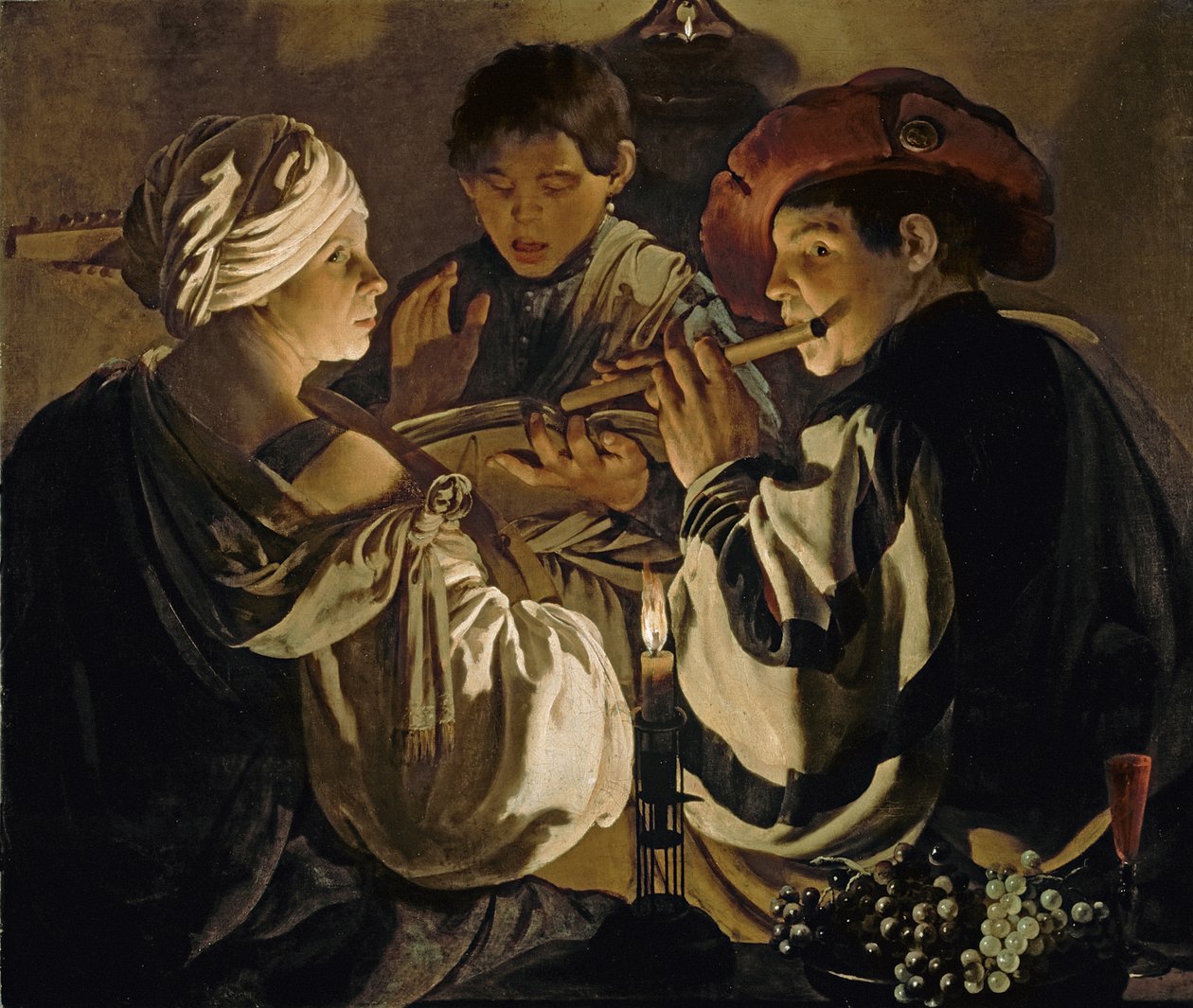 Konzert, ca. 1626 von Hendrick ter Brugghen