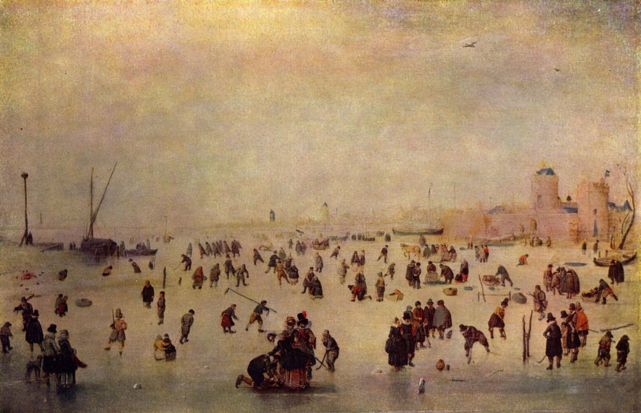 Schlittschuhszene von Hendrick Avercamp