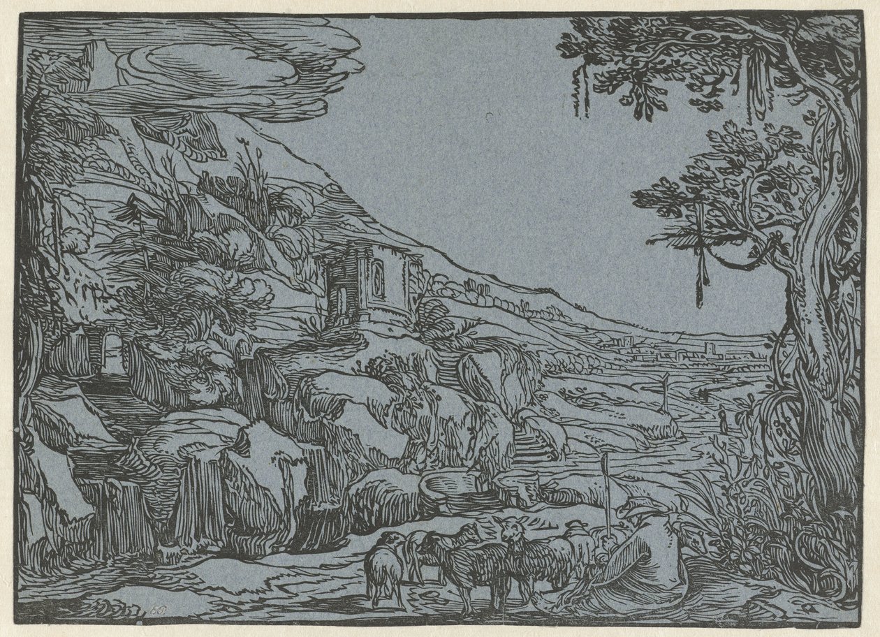 Arkadische Landschaft von Hendrick Goltzius (rejected attribution)