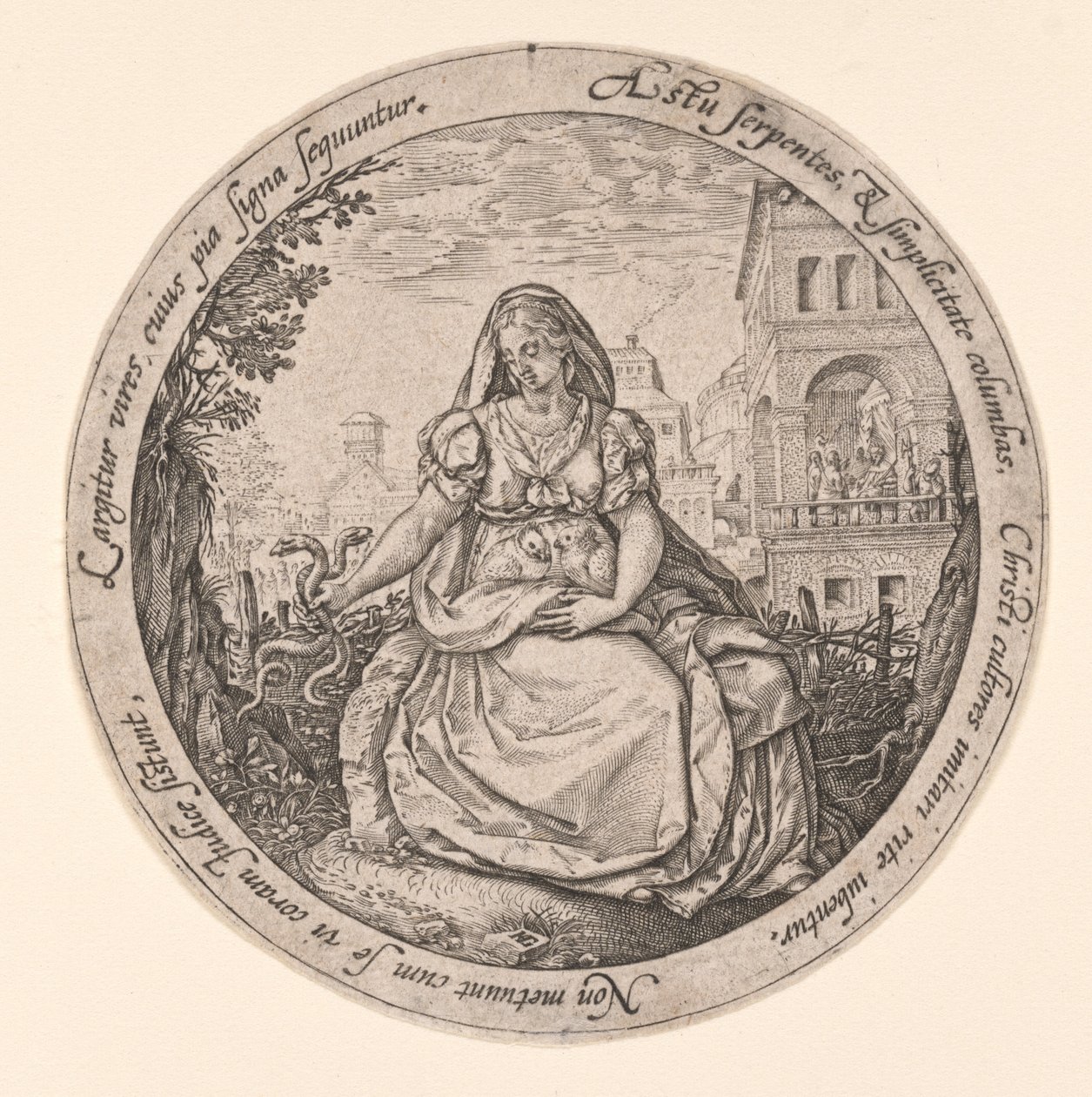 Allegorie der Klugheit von Hendrick Goltzius