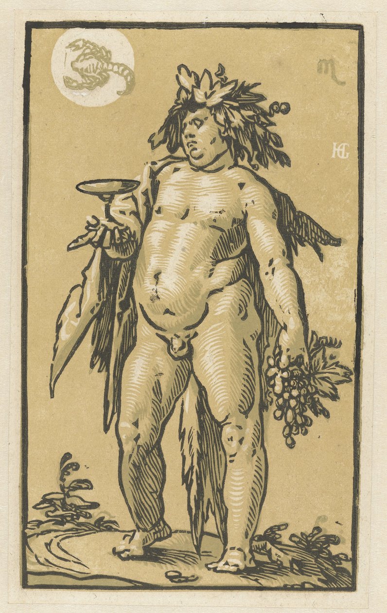 Bacchus von Hendrick Goltzius