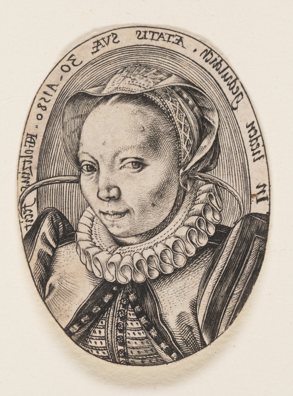 Grietgen Jansdochter, Ehefrau des Künstlers von Hendrick Goltzius