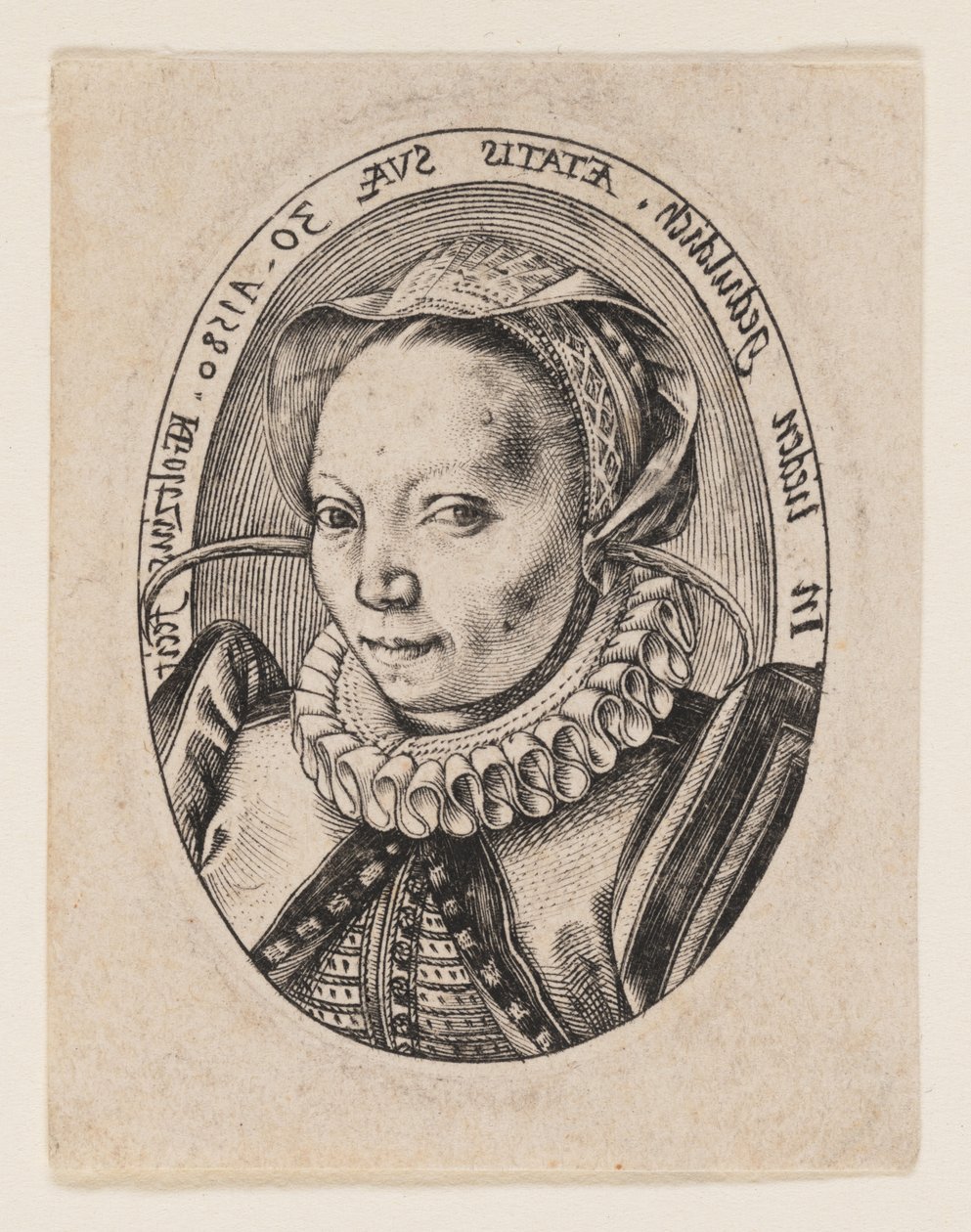 Grietgen Jansdochter, Ehefrau des Künstlers von Hendrick Goltzius