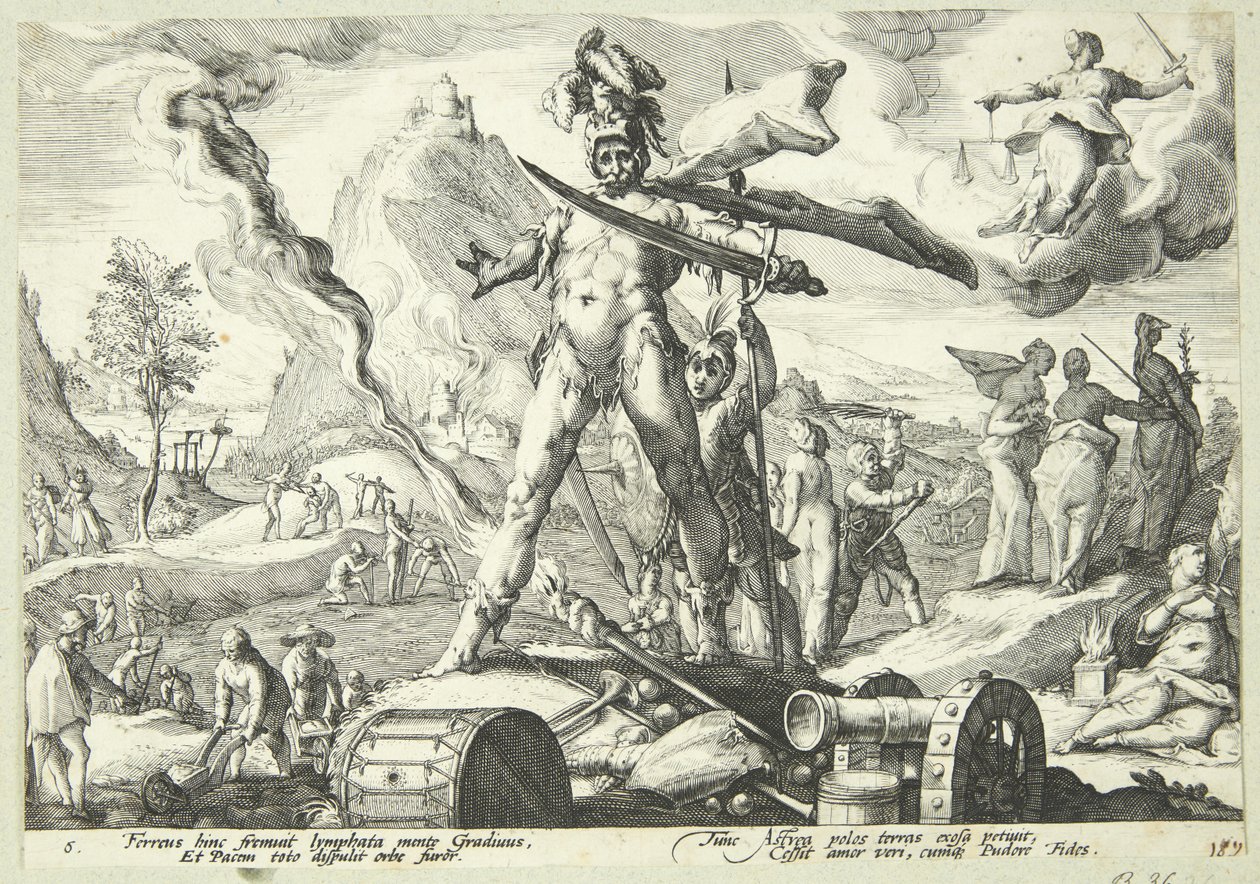 Die Eisenzeit von Hendrick Goltzius
