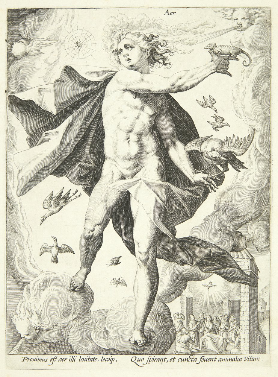 Luft (Aer) von Hendrick Goltzius