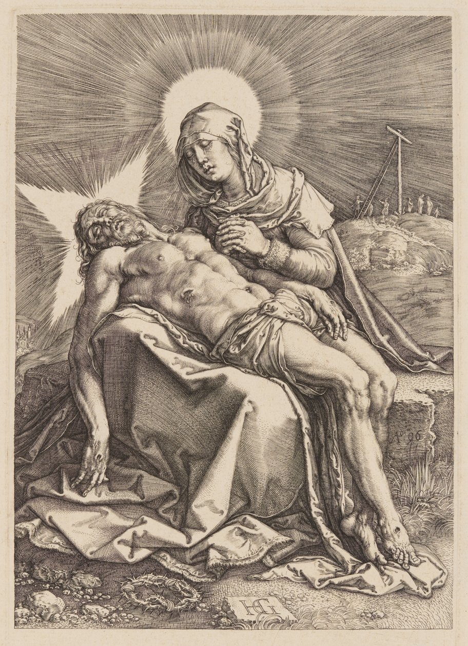 Pietà von Hendrick Goltzius