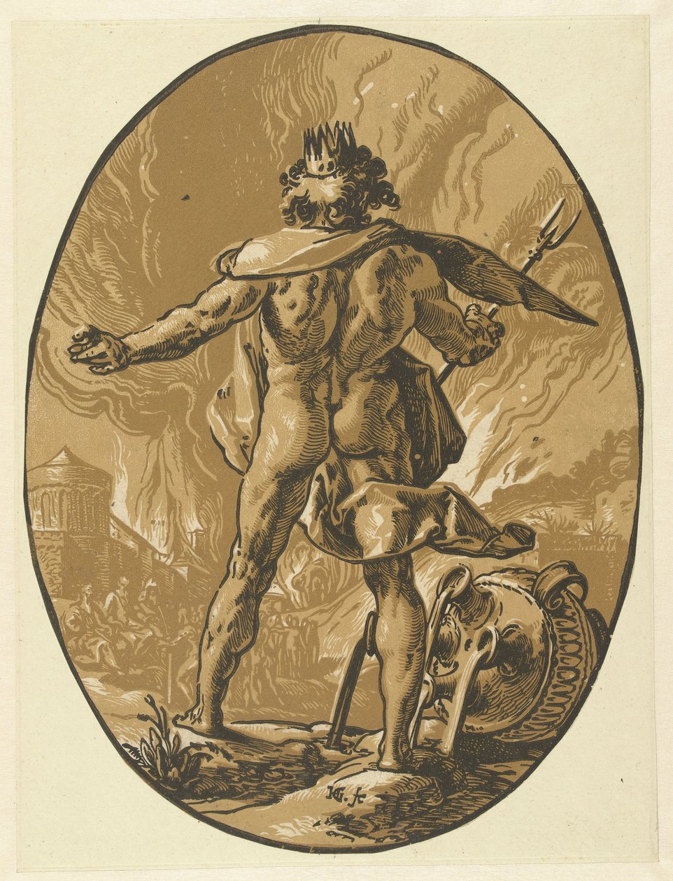 Pluto, Götter und Göttinnen (Serientitel) von Hendrick Goltzius