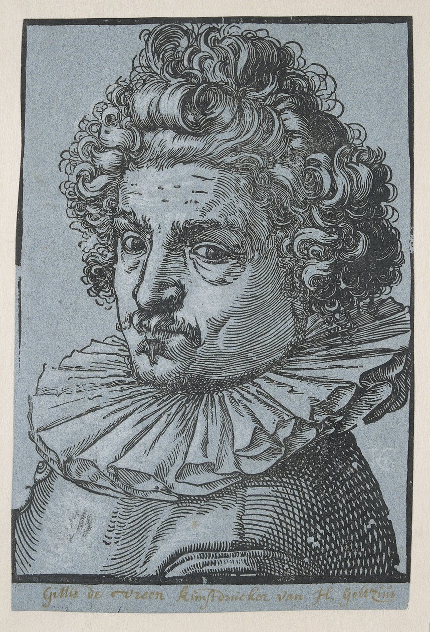 Porträt von Gillis van Breen von Hendrick Goltzius