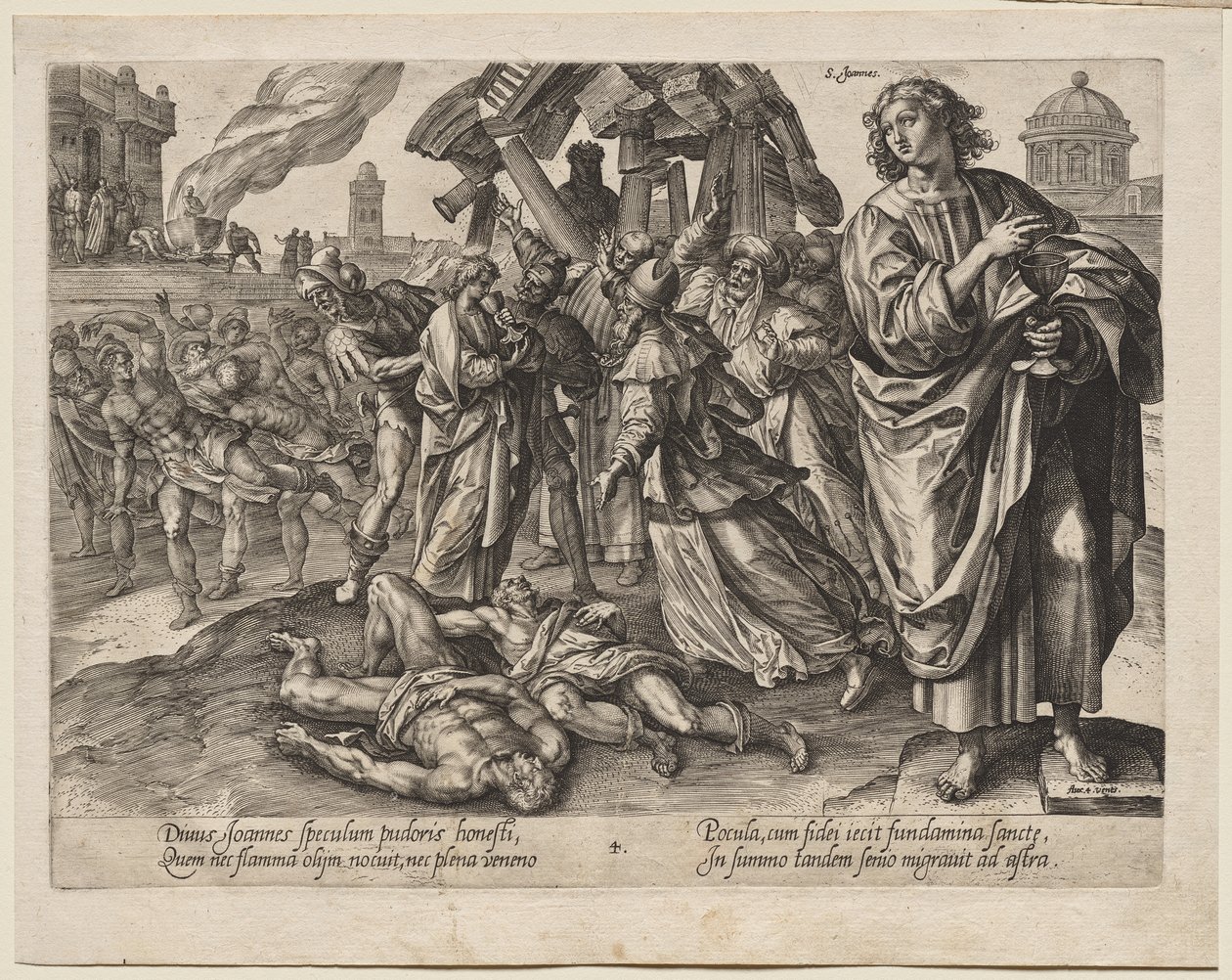St. Johannes von Hendrick Goltzius