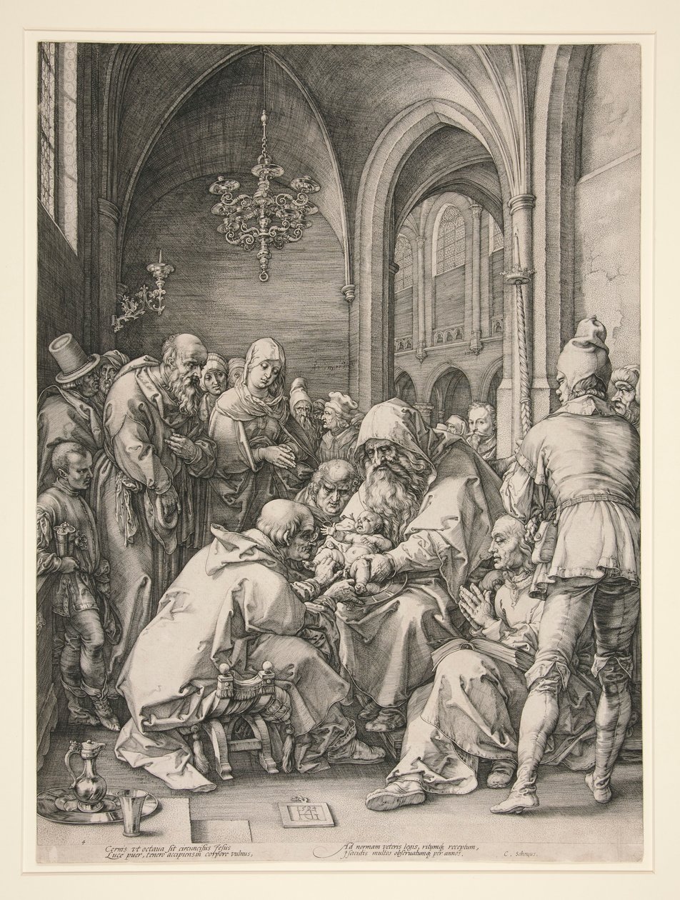 Die Beschneidung von Hendrick Goltzius