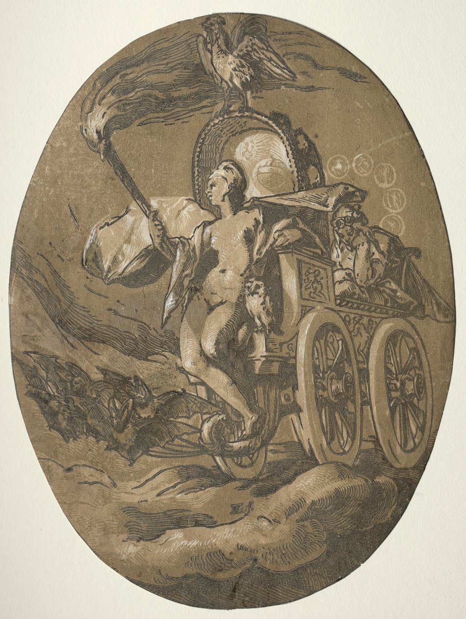 Die Gottheiten: Nox von Hendrick Goltzius
