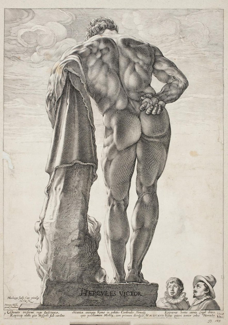 Der Farnesische Herkules von Hendrick Goltzius