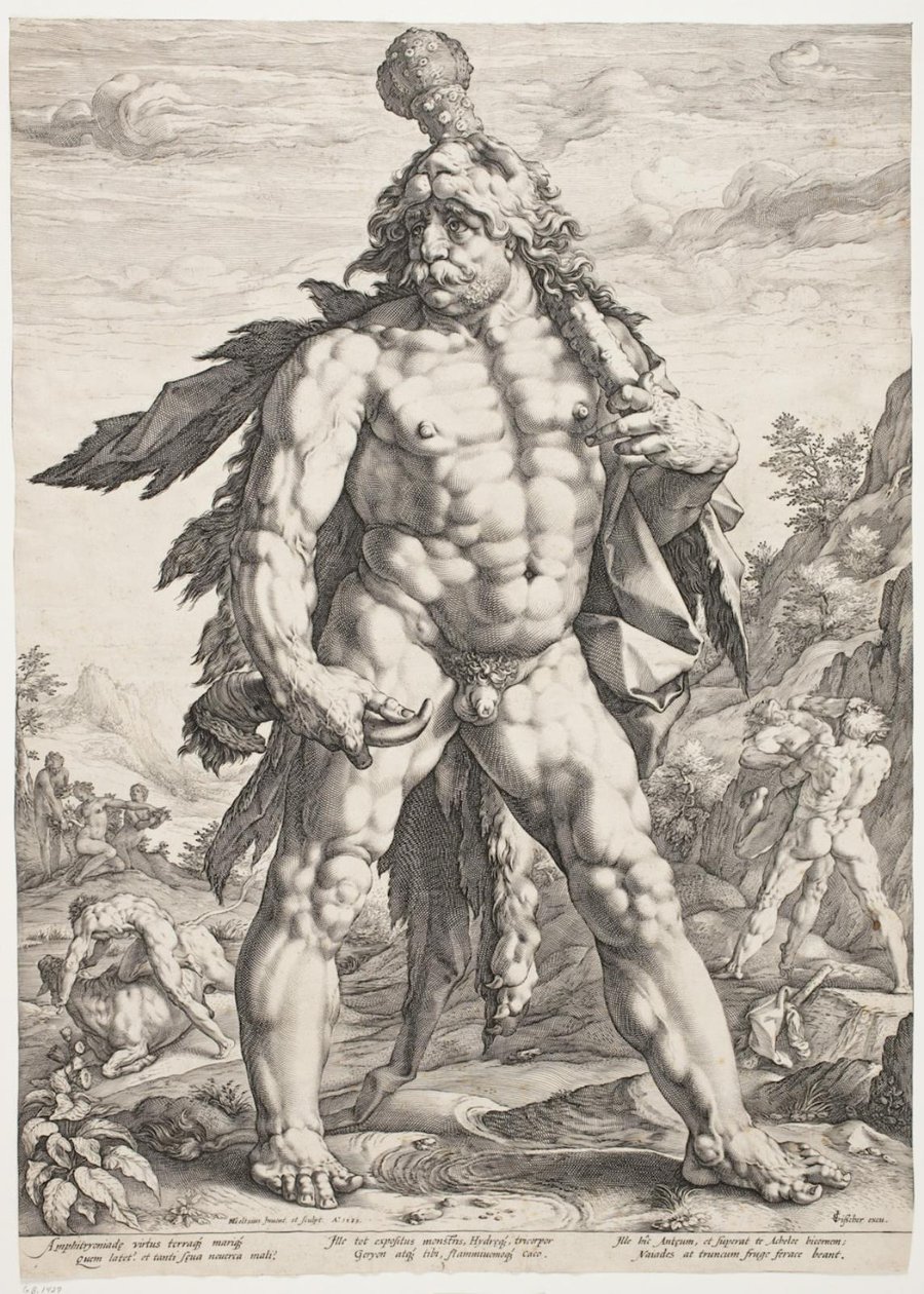 Der große Herkules von Hendrick Goltzius