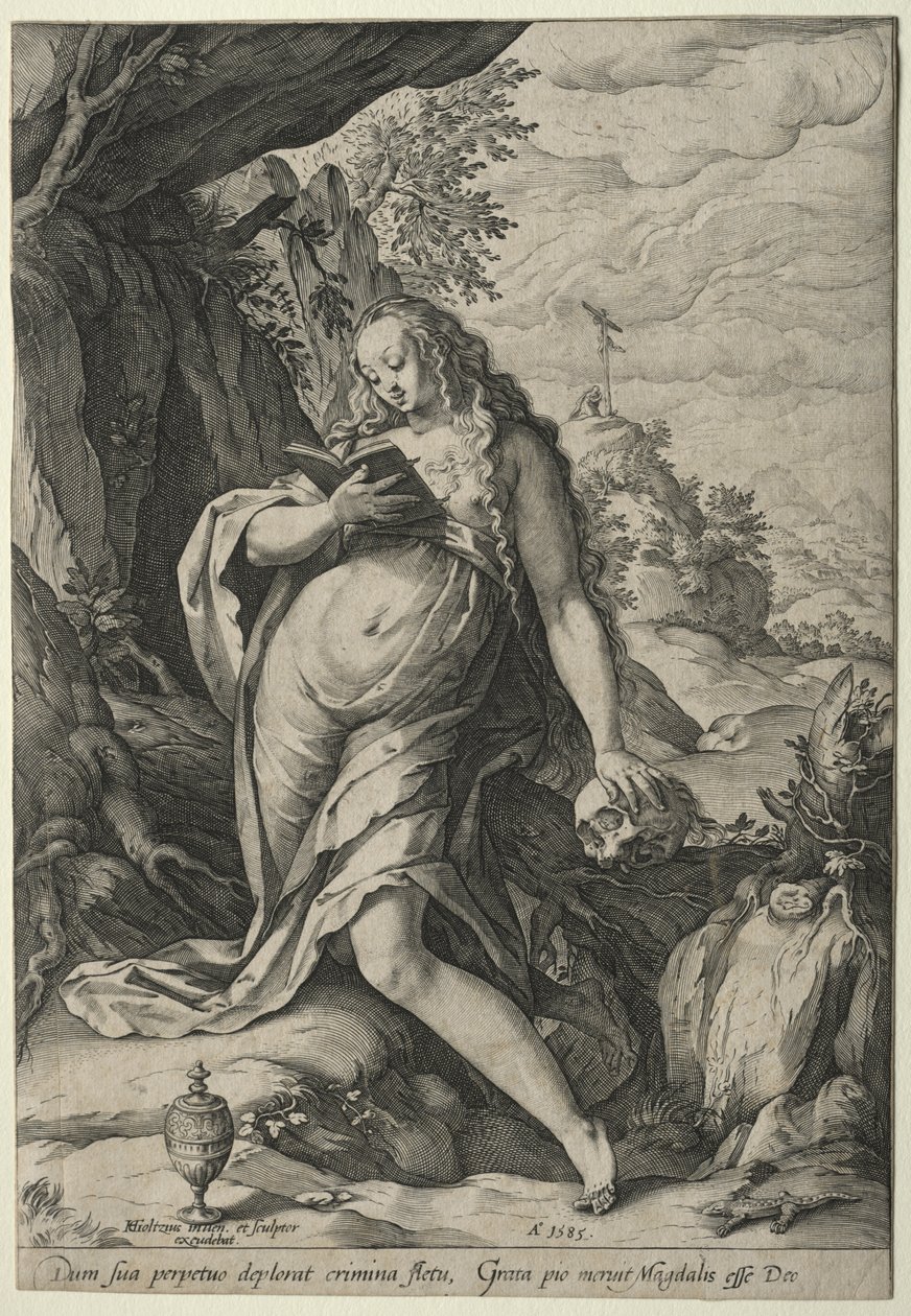 Die büßende Magdalena von Hendrick Goltzius