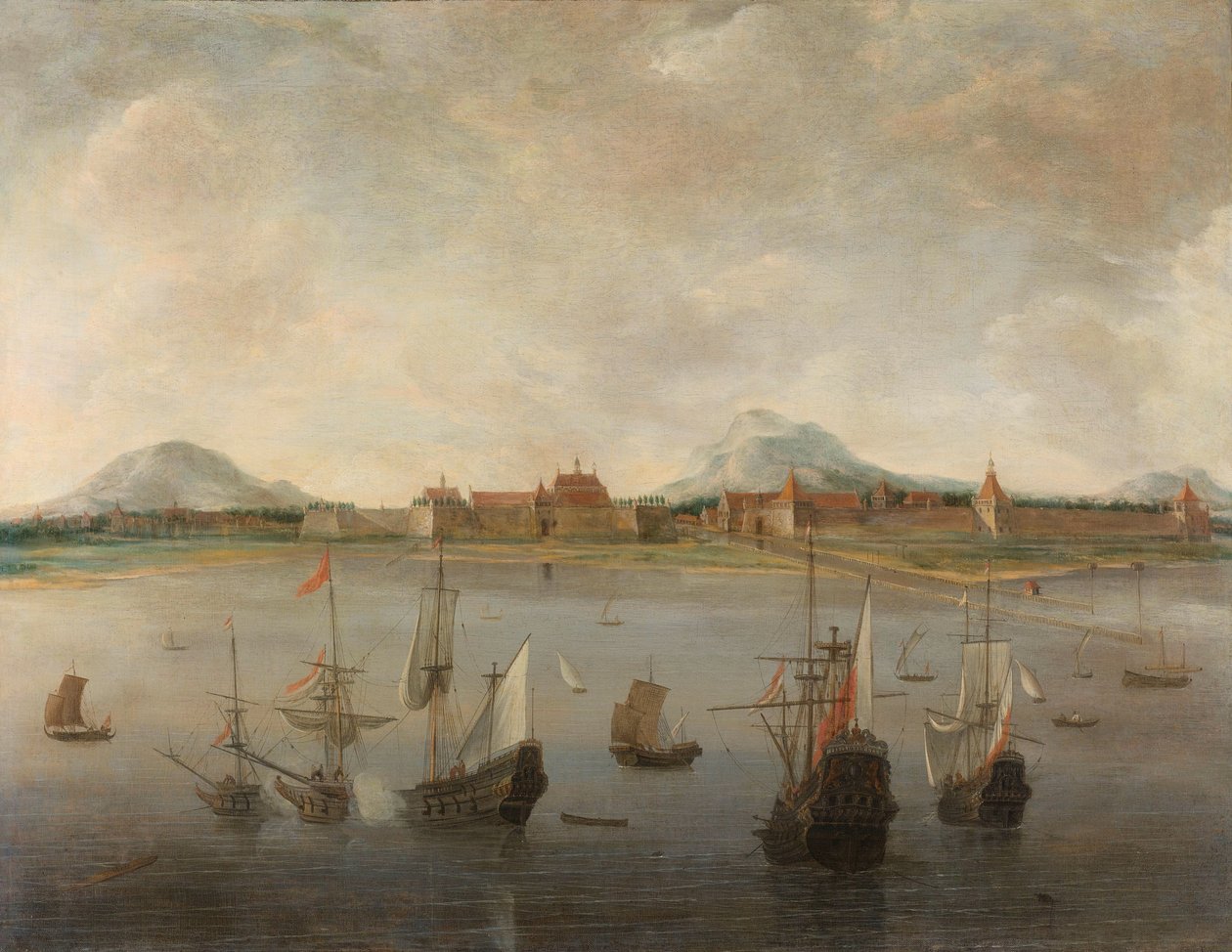Ansicht von Batavia von Hendrick Jacobsz. Dubbels