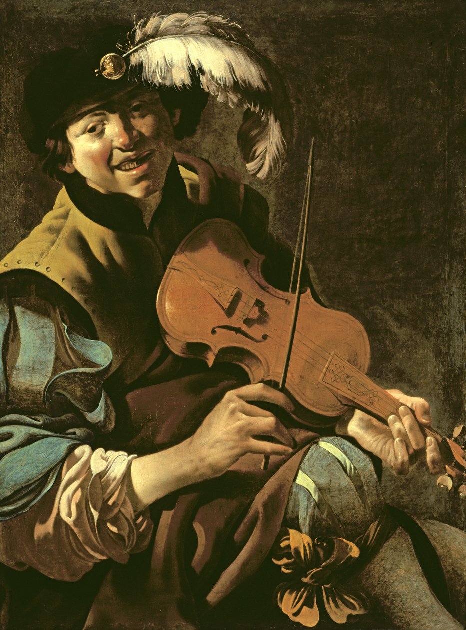 Ein Geigenspieler von Hendrick ter Brugghen