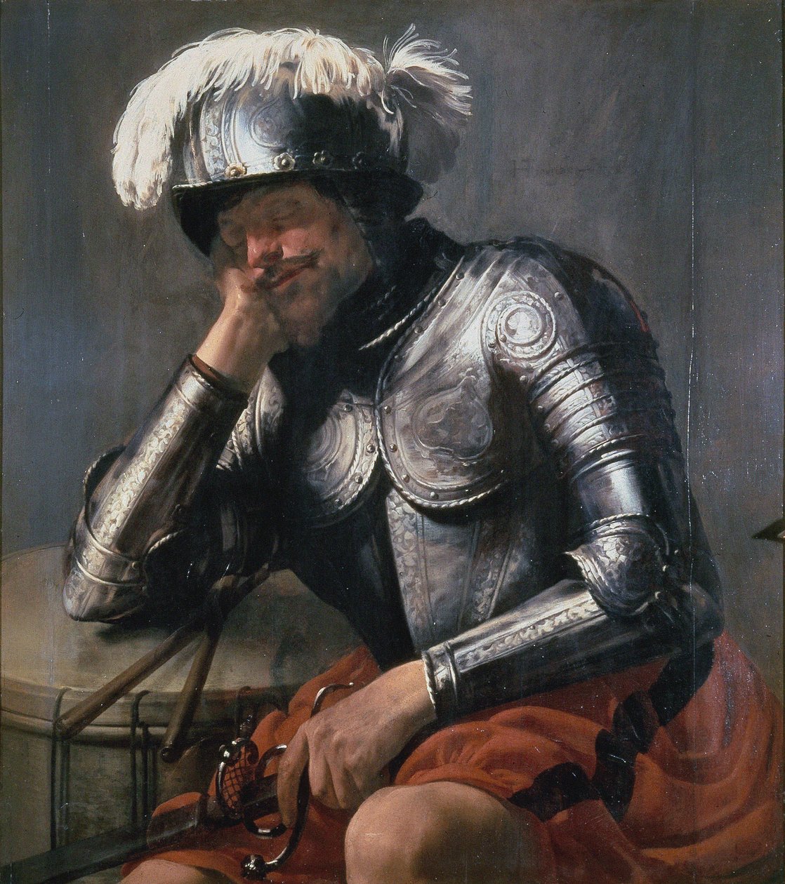 Mars schläft von Hendrick ter Brugghen
