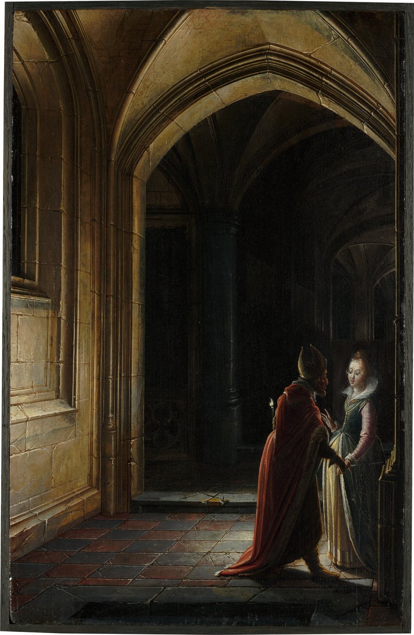 Esther und Mordechai von Hendrick van Steenwijk the Younger