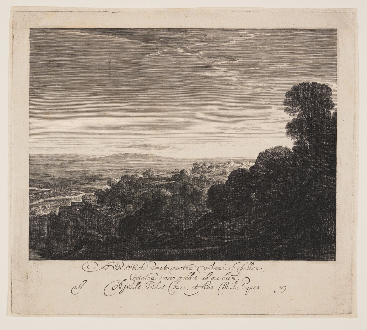Aurora, Landschaft bei Morgendämmerung von Hendrick von Goudt