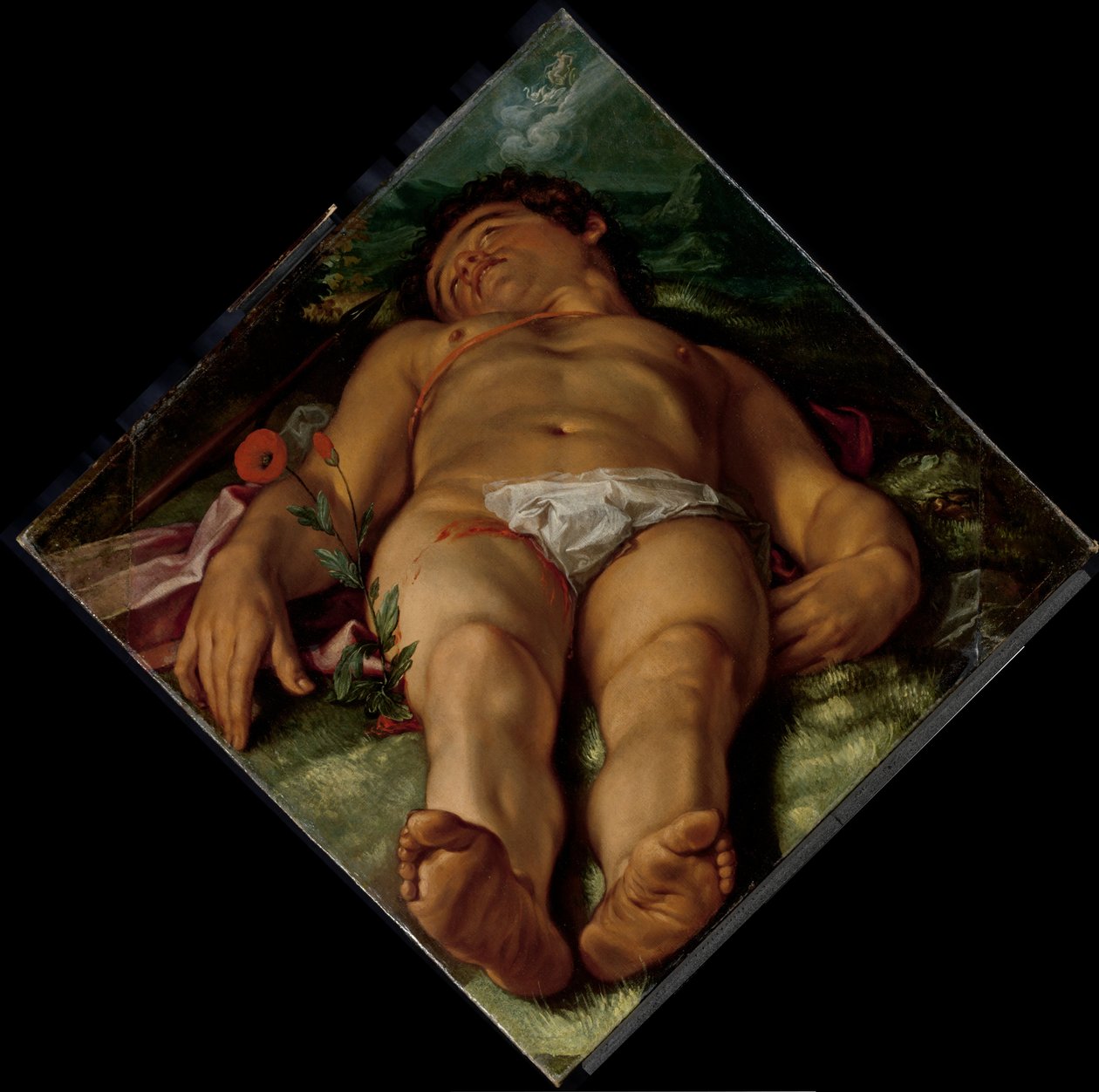 Sterbender Adonis, 1609 von Hendrik Goltzius