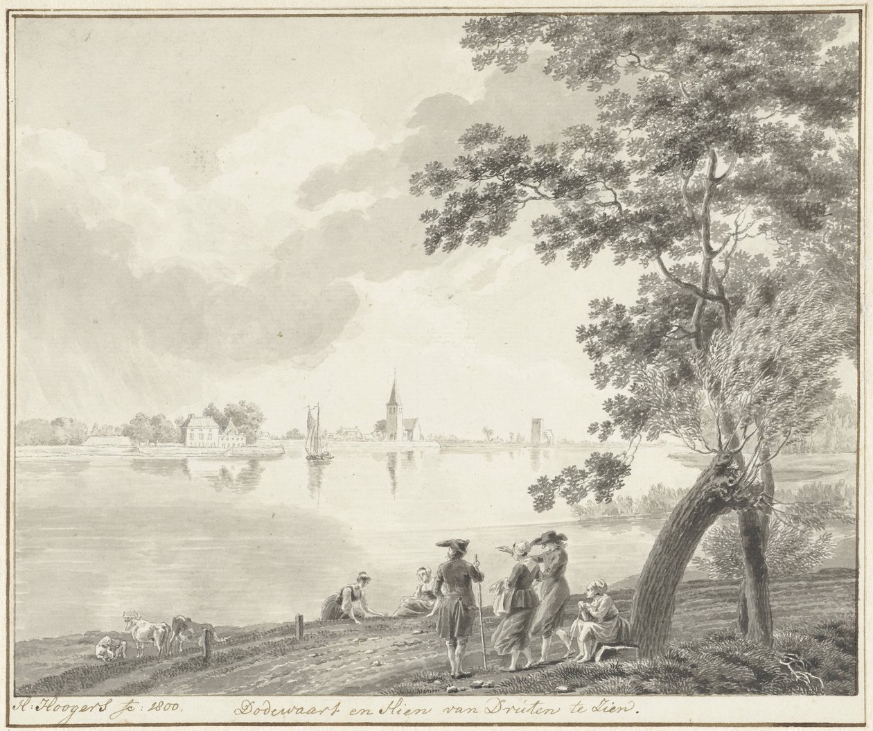 Huis de Snor (1800) von Hendrik Hoogers