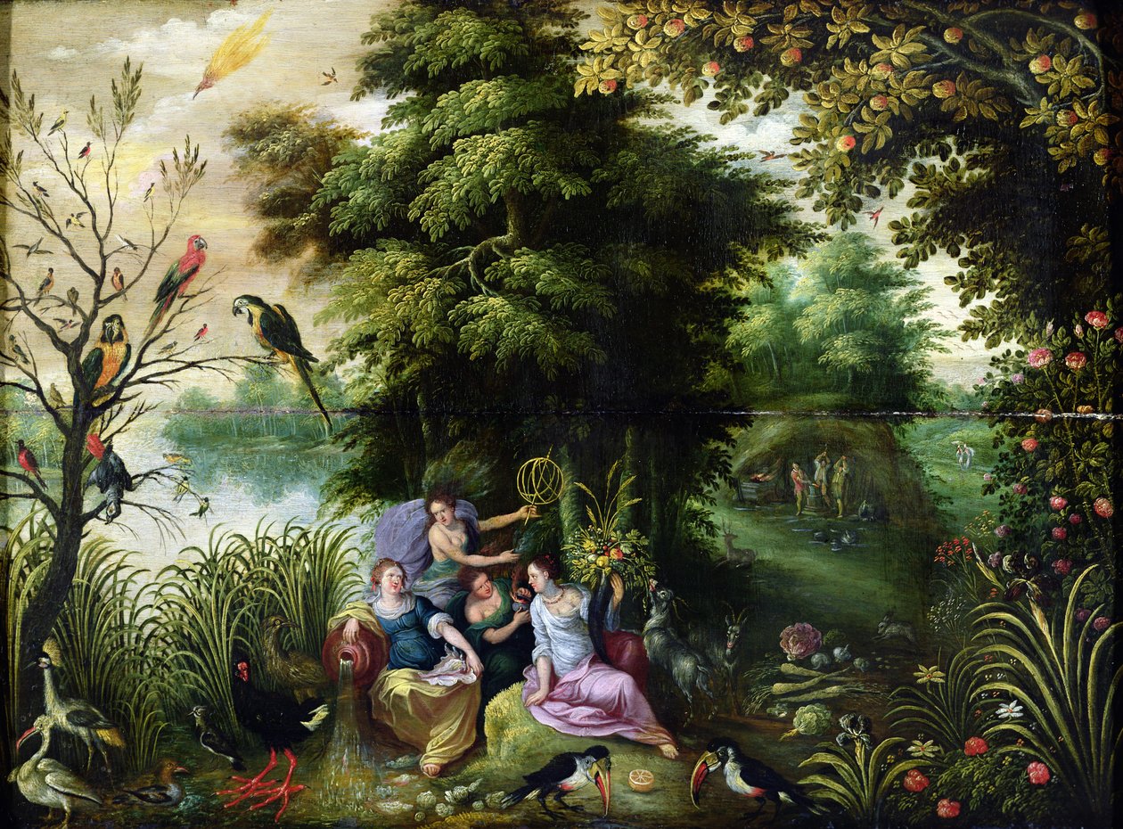 Die vier Elemente von Hendrik van the Elder Balen