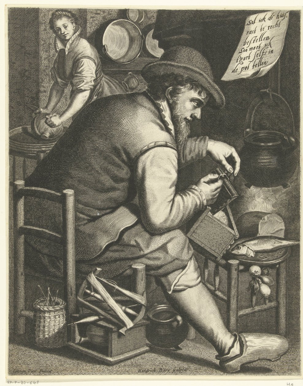 Ein sparsamer Hausherr von Hendrik Bary