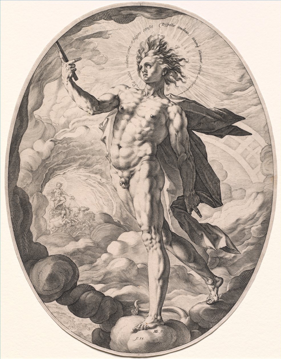 Apollo, 1588 von Hendrik Goltzius