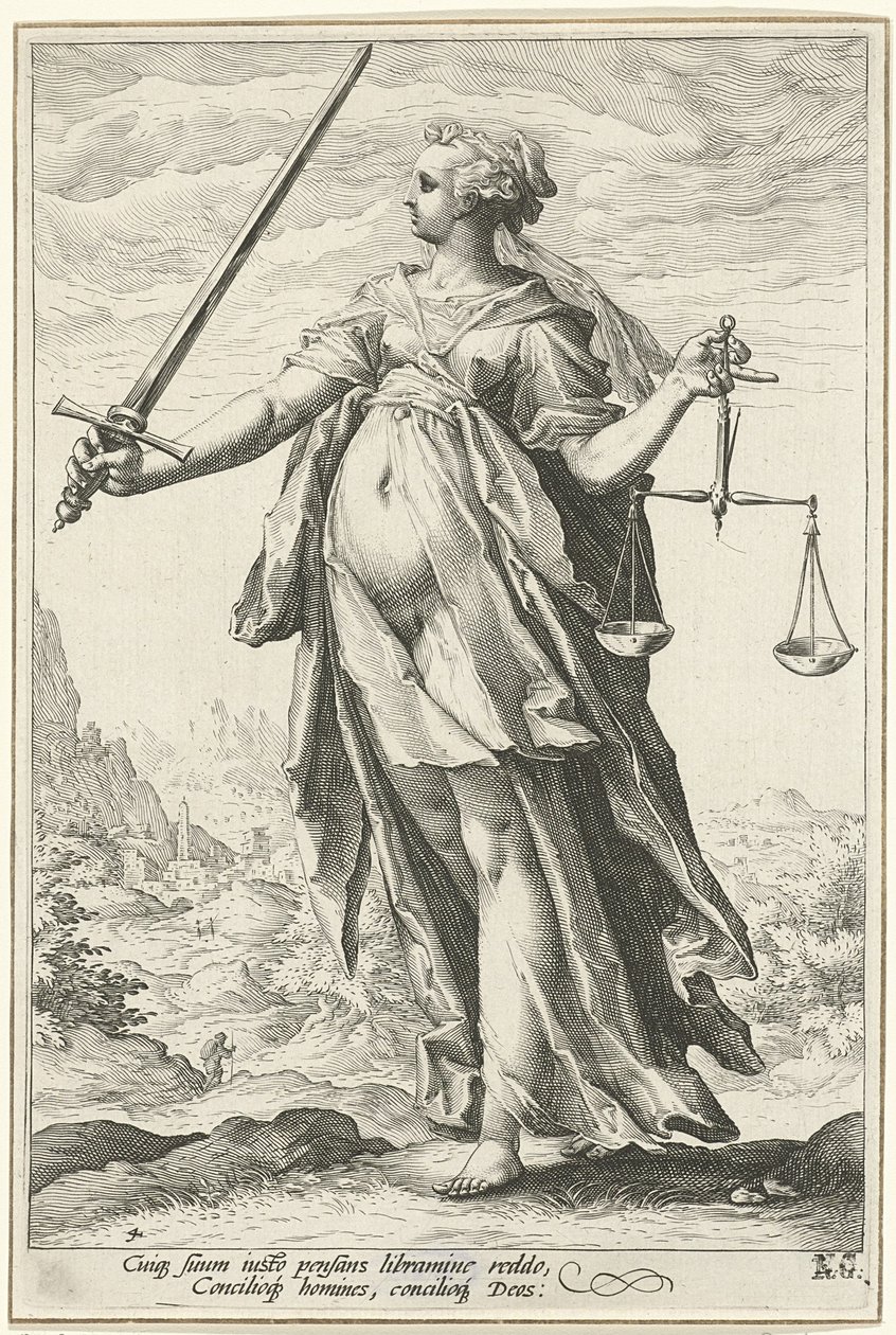 Fairness Gerechtigkeit von Hendrik Goltzius