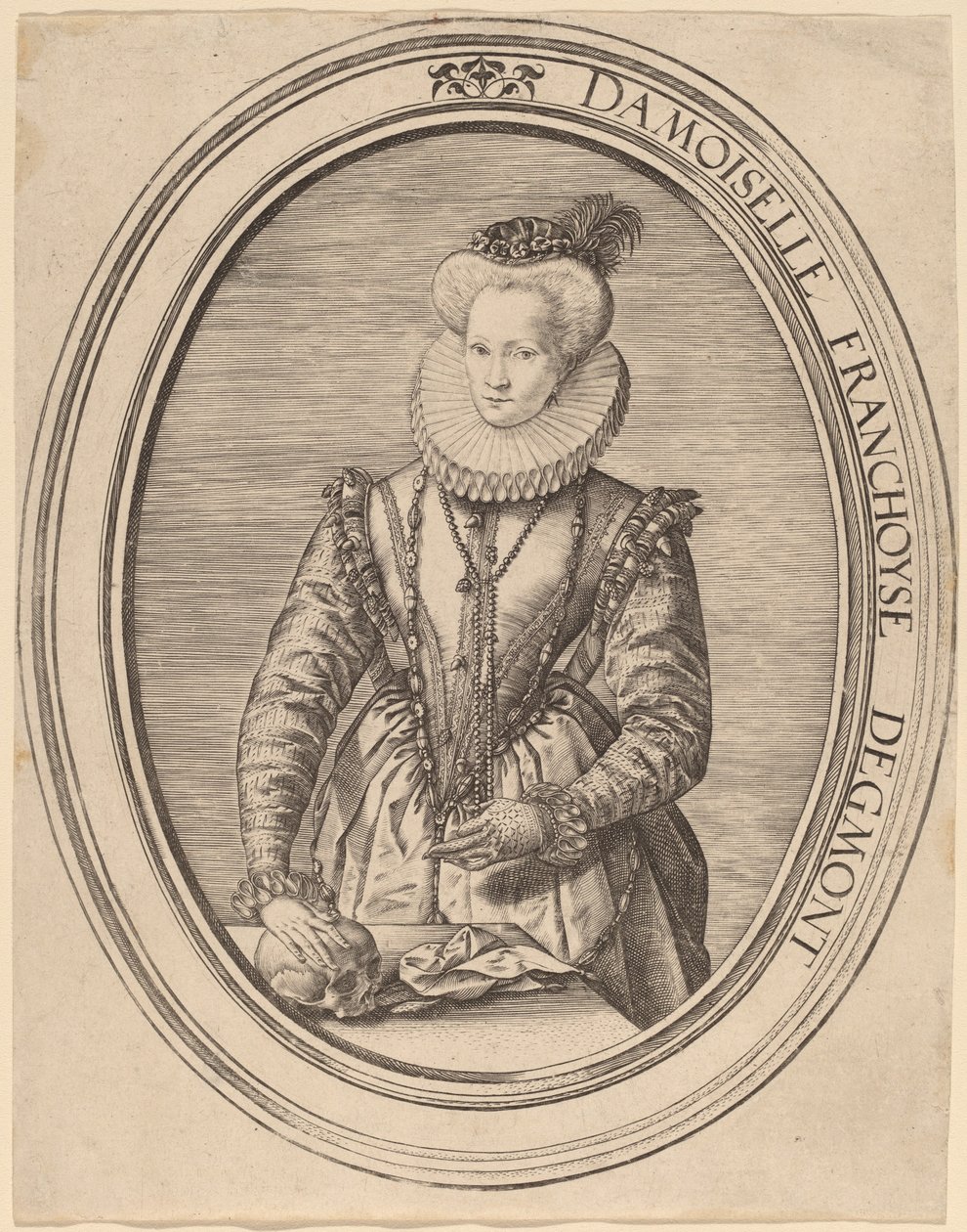 Françoise van Egmond von Hendrik Goltzius