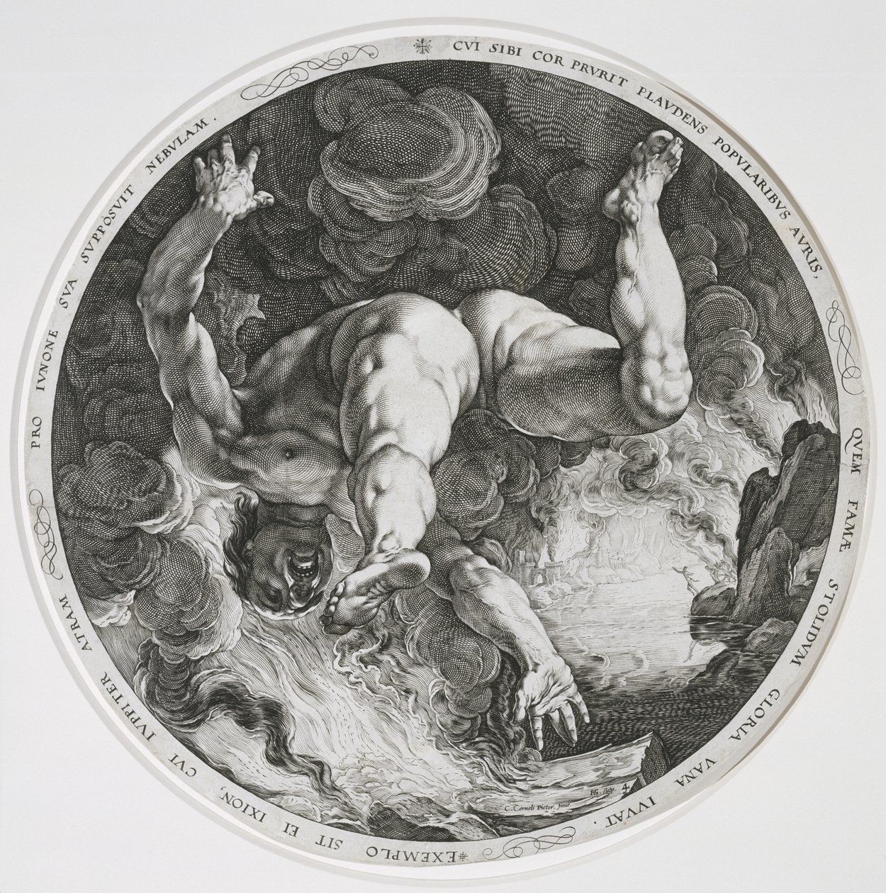 Ixion, 1588 von Hendrik Goltzius