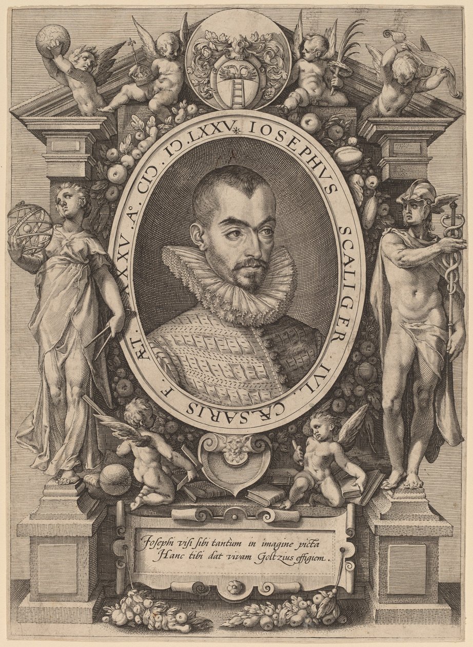 Josephus Justus Scaliger von Hendrik Goltzius