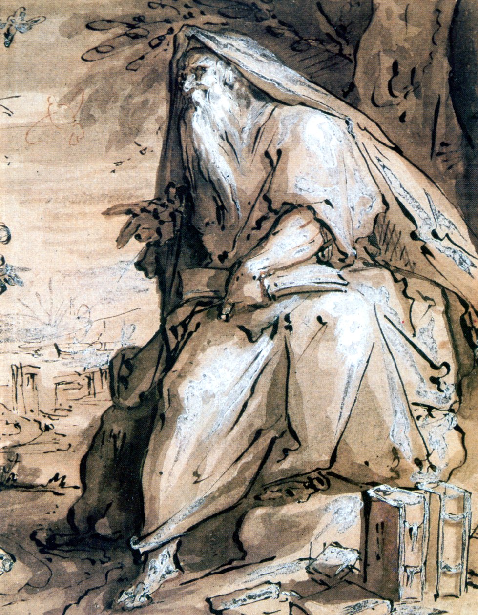 Prophet von Hendrik Goltzius