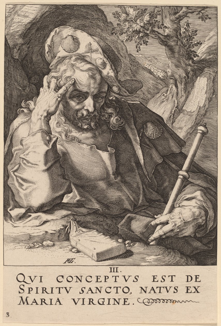 Sankt Jakobus der Ältere von Hendrik Goltzius