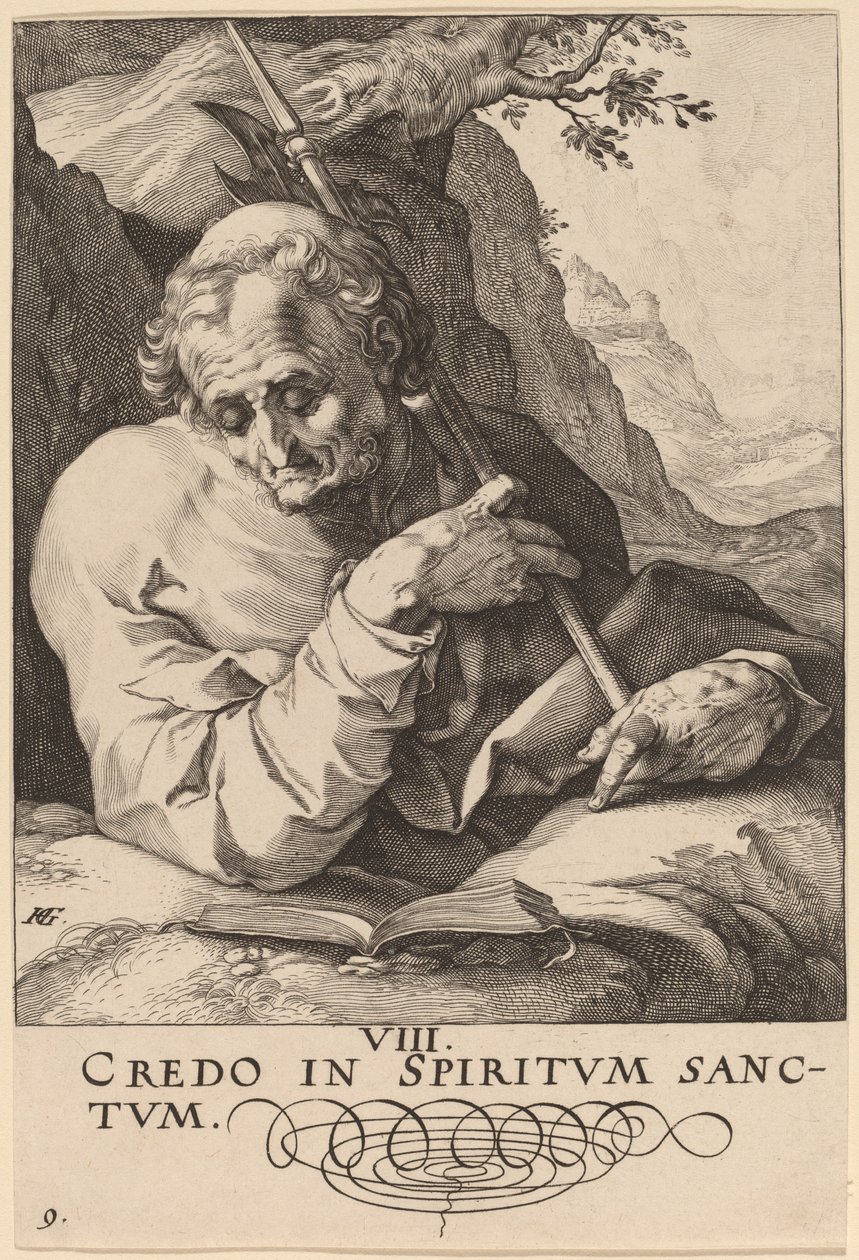 Heiliger Matthäus von Hendrik Goltzius