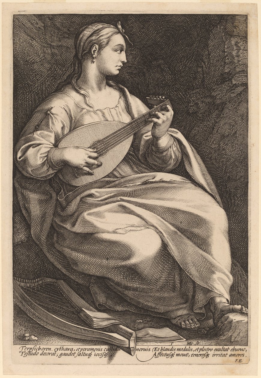 Terpsichore von Hendrik Goltzius