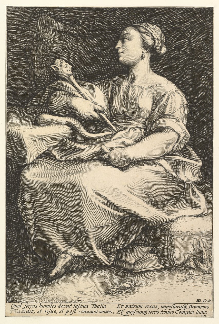 Thalia von Hendrik Goltzius
