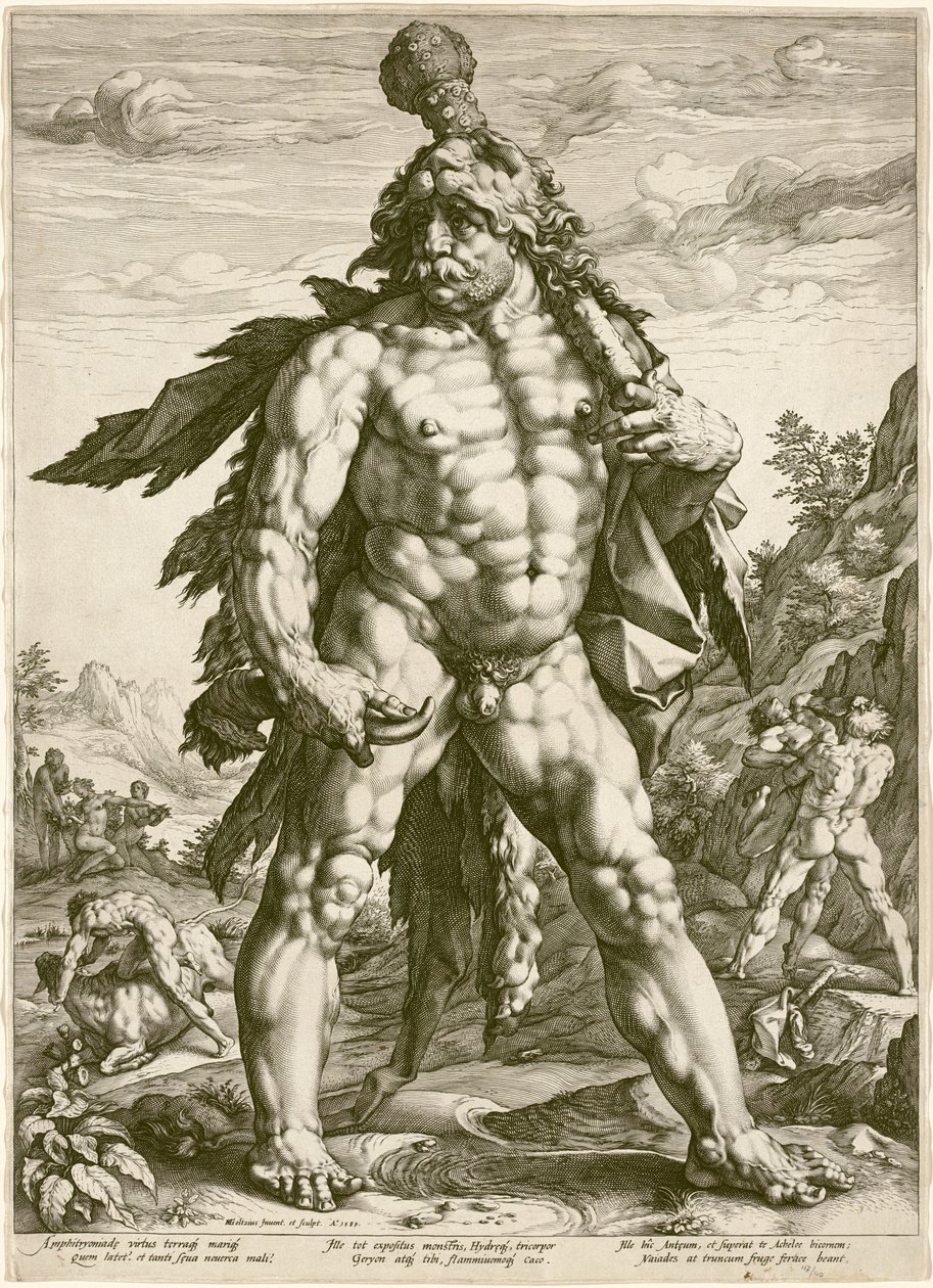 Der große Herkules von Hendrik Goltzius