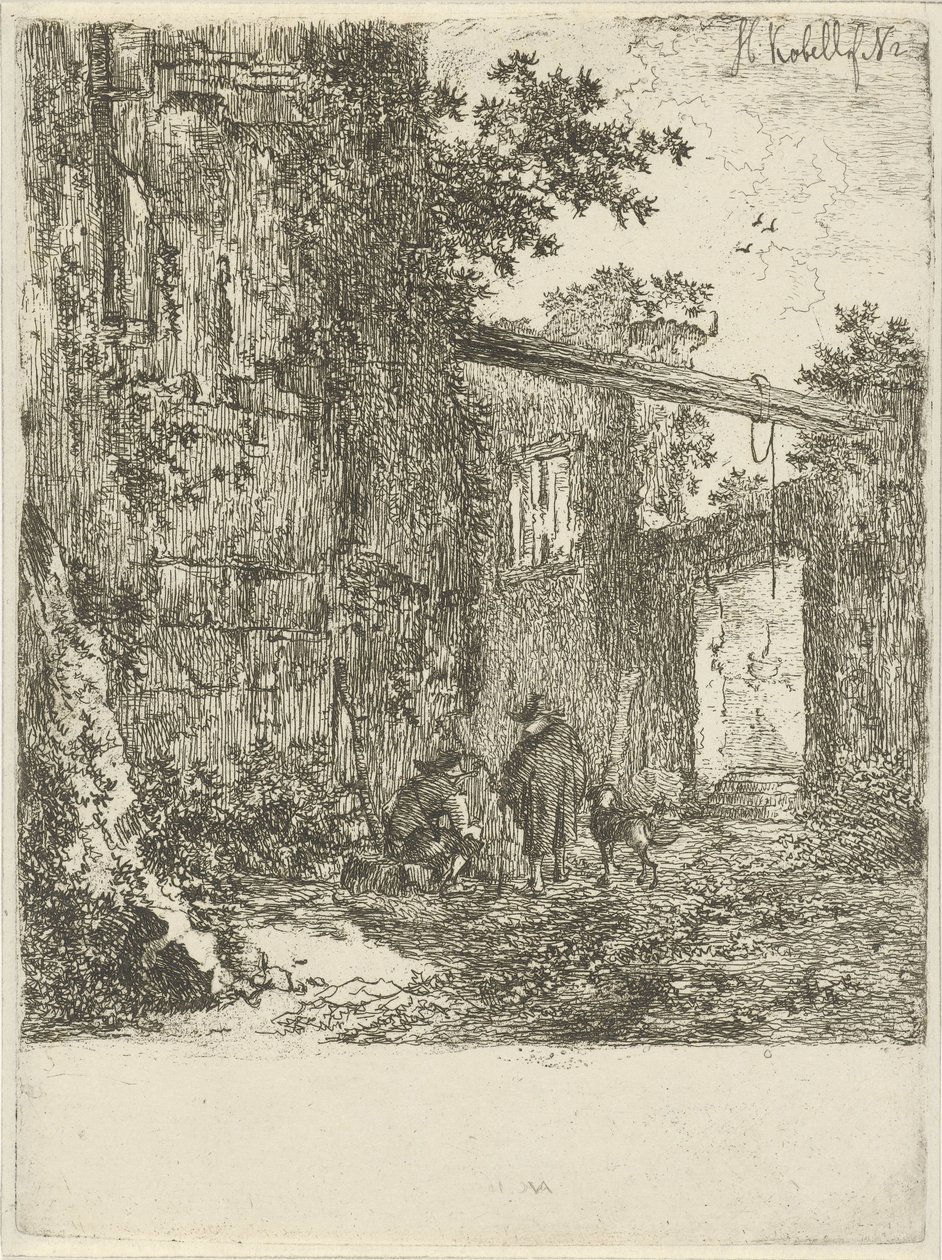 Bewachsene Ruine von Hendrik Kobell