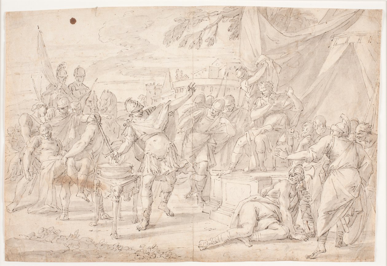 Mucius Scaevola von Hendrik Krock