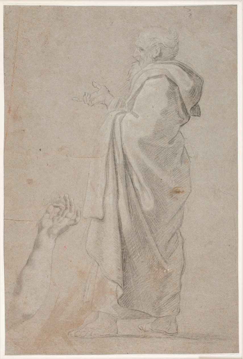 Stehender Mönch. Studie eines Arms von Hendrik Krock