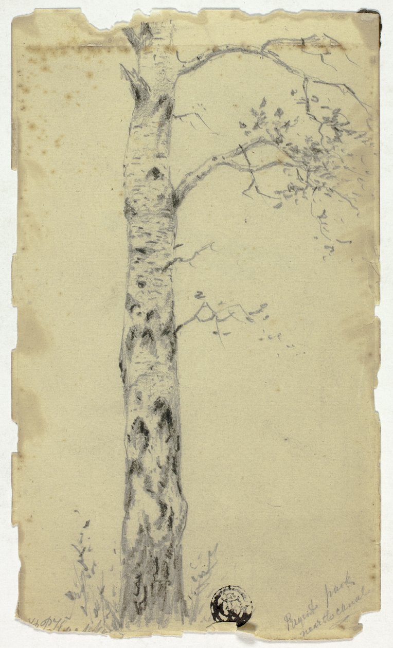 Regent Park in der Nähe des Kanals von Hendrik Pieter Koekkoek