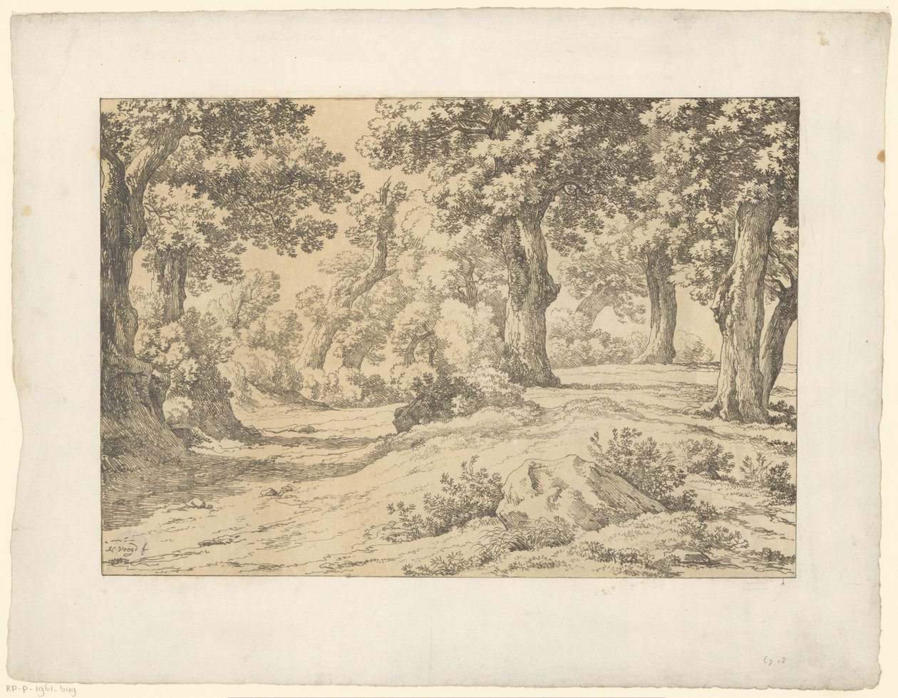 Waldansicht von Hendrik Voogd