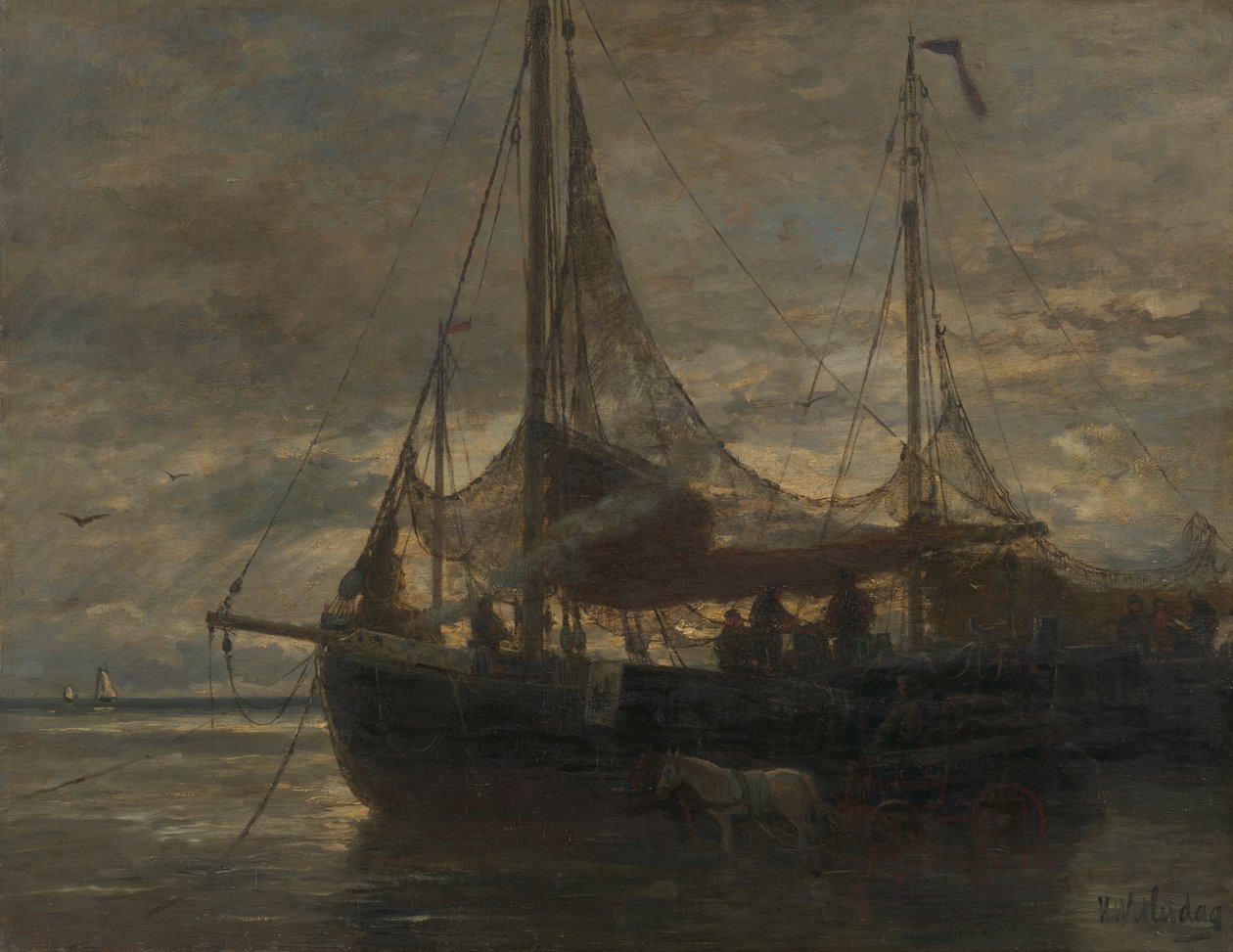 Abend von Hendrik Willem Mesdag
