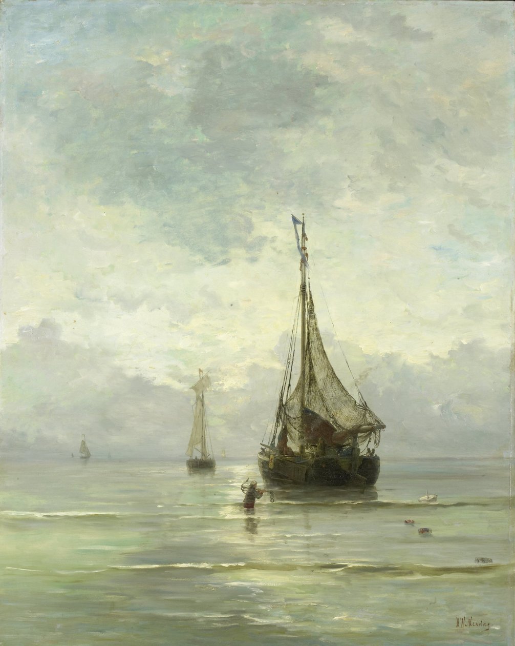 Ruhige See von Hendrik Willem Mesdag