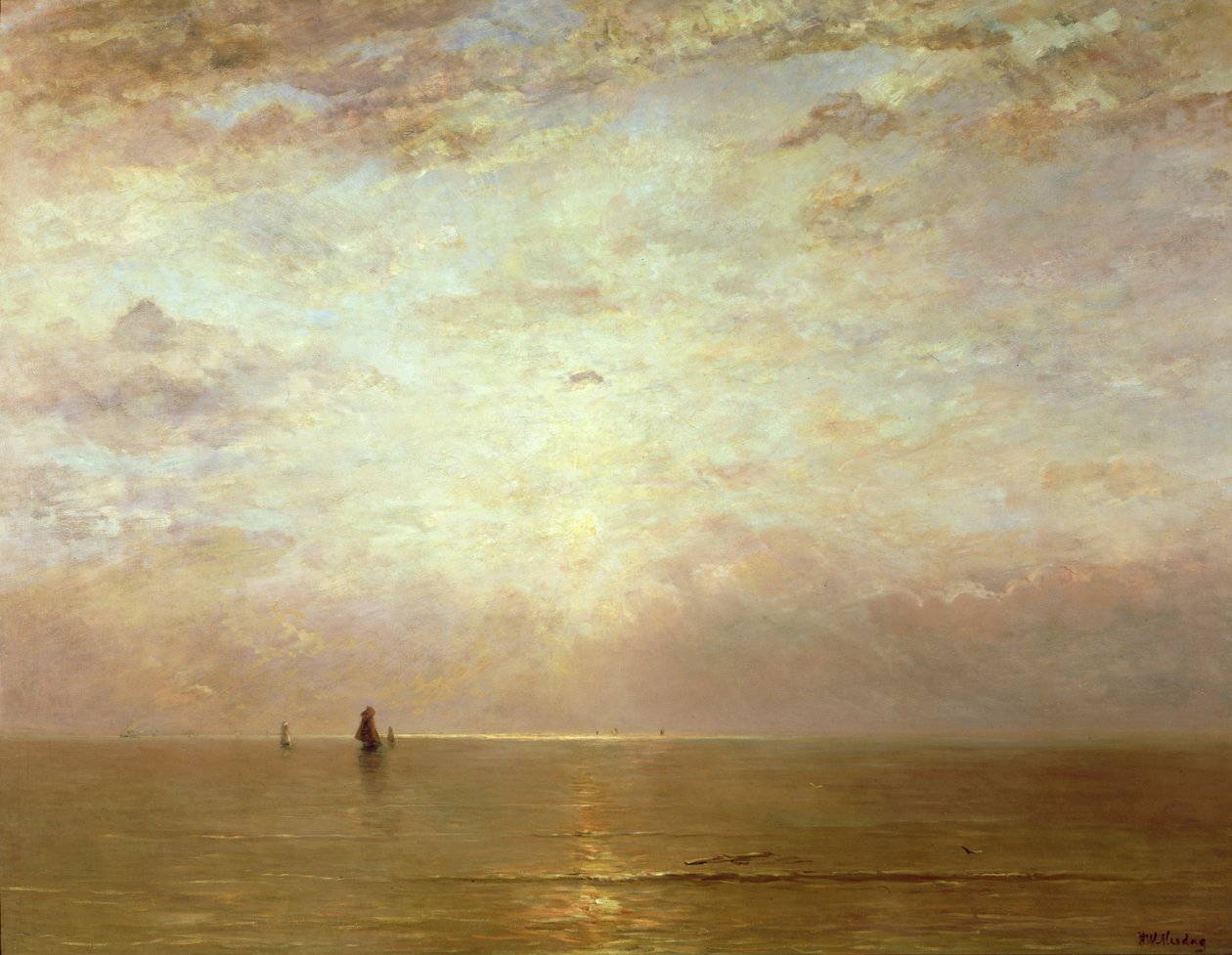 Sonnenuntergang, ca. 1887 von Hendrik Willem Mesdag