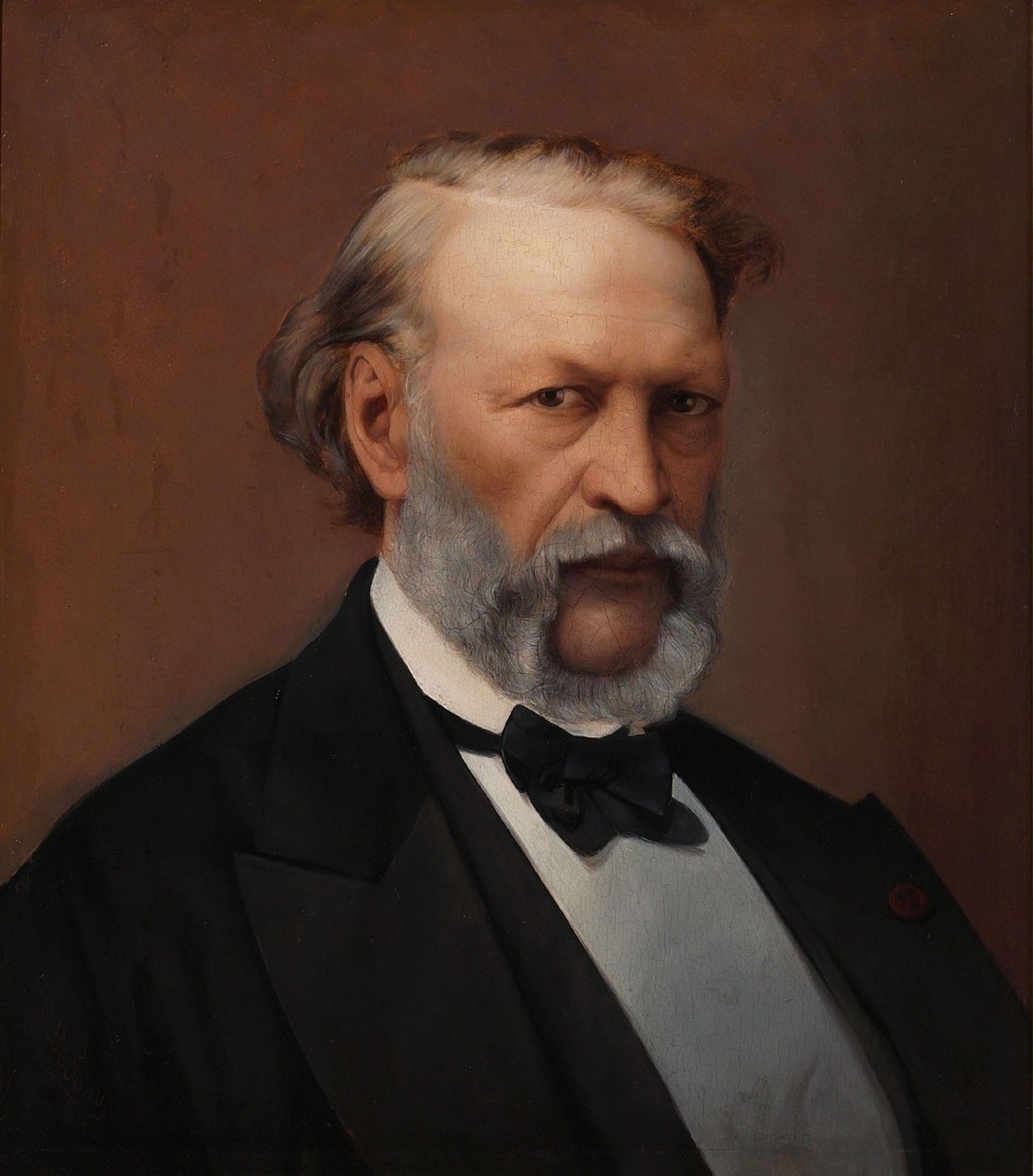 Porträt von Hendrik Conscience 1812-1883 von Hendrik de Pondt