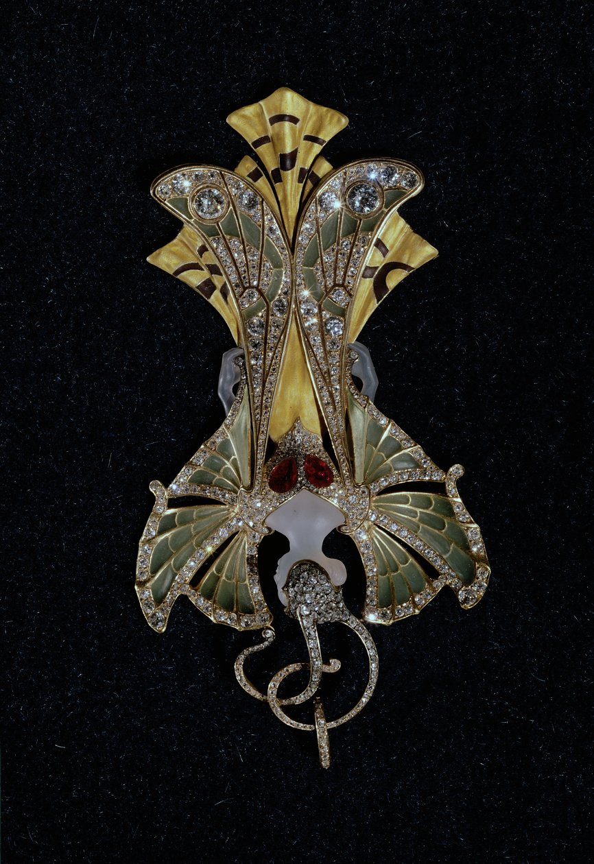 Jugendstil-Anhänger mit dem Titel 