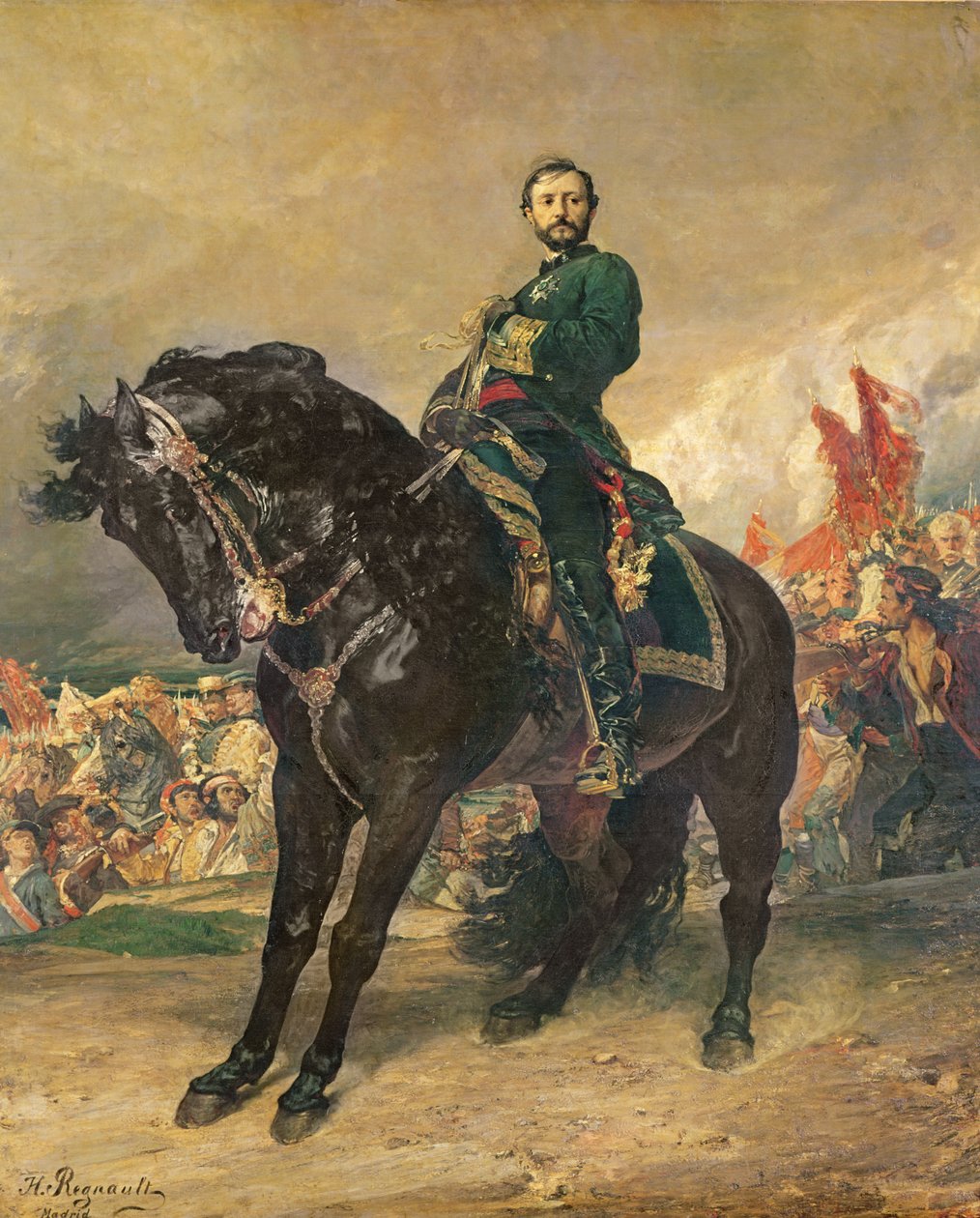 Juan Prim y Prats (1814-70) 8. Oktober 1868, 1869 von Henri Alexandre Georges Regnault